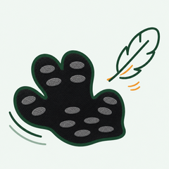 Lightweight flexible paw grip pad