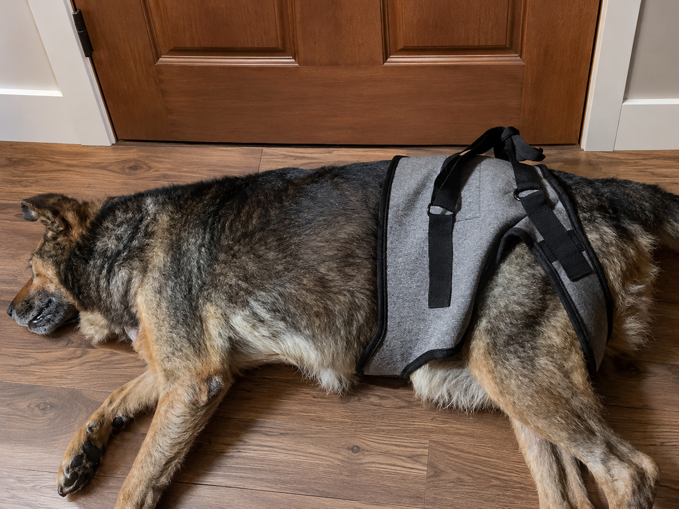 A secure, body-contoured fit designed to sit comfortably around the hips and rear body.