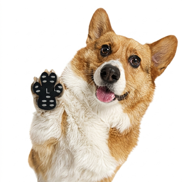 Dog paw grip pads