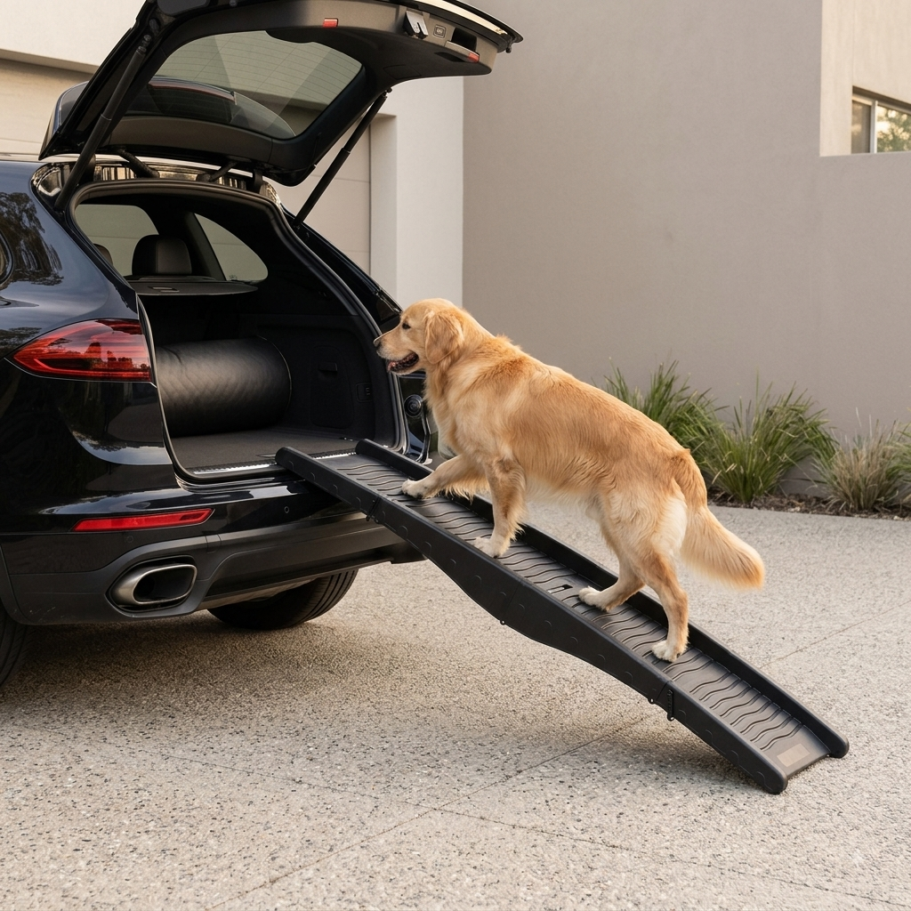 Full-length vehicle access designed to create a smoother transition from the ground to the cargo area.