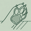 Peel and press icon